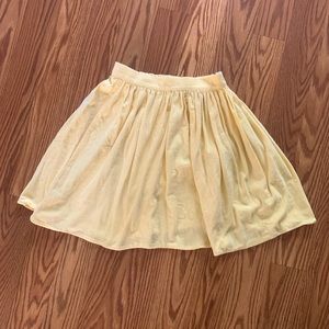 American Apparel Butter Yellow Skirt